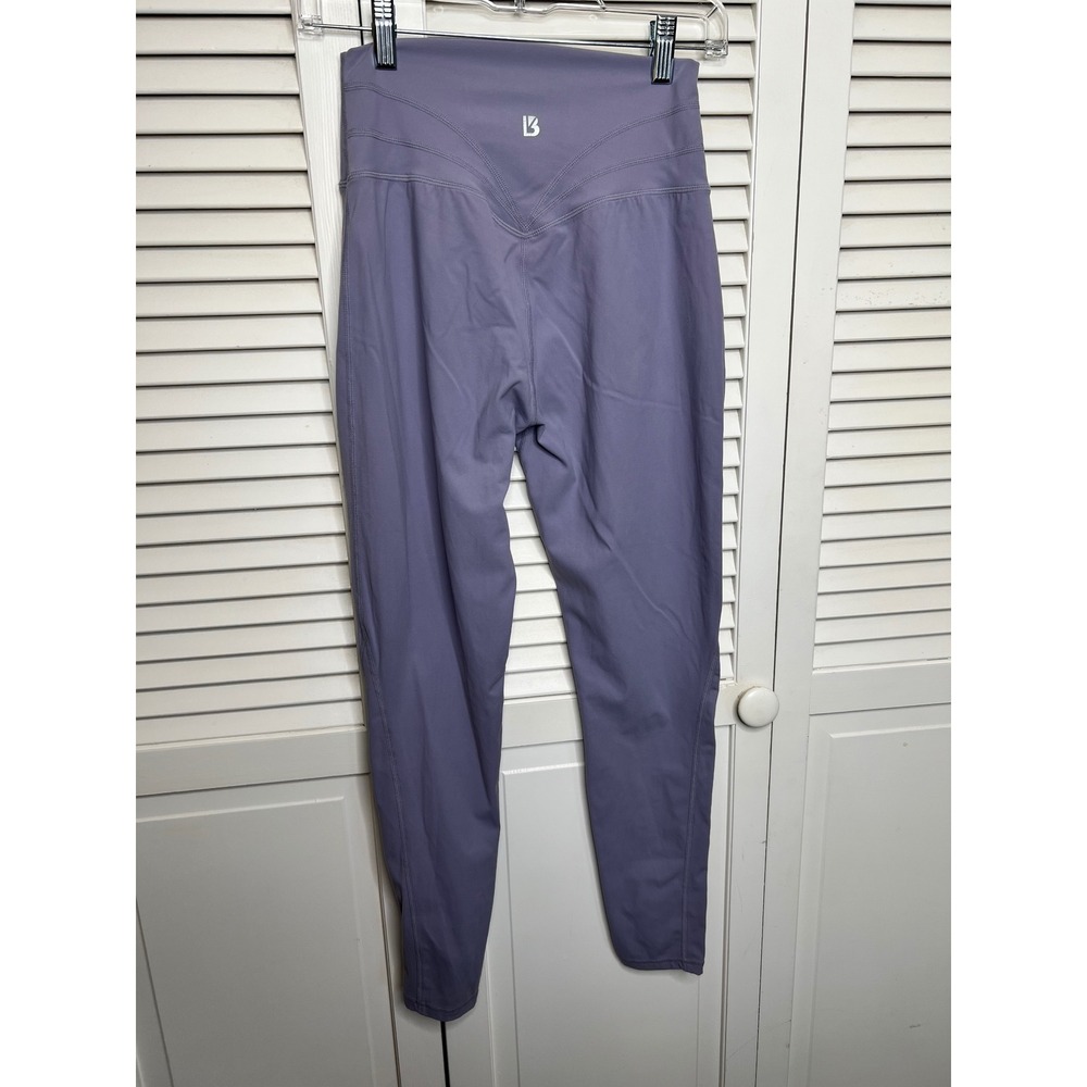 Buffbunny Leggings Women's Medium Lavender Gray High Waist Yoga workout - Picture 2 of 5